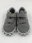 Toddler Boy's Grey & White Vans Sneakers Size 6