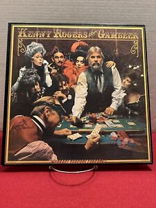 Kenny Rogers 33 Rpm LP (The Gambler) With Poster Insert UA-LA934-H
