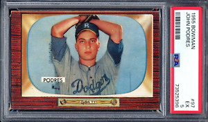 1955 Bowman #97 Johnny Podres PSA 5 Brooklyn Dodgers Baseball Card