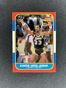New Listing1986-87 Fleer #1 Kareem Abdul-Jabbar Los Angeles Lakers #1