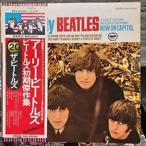 New ListingEarly Beatles 1976 LP Reissue, Apple EAS80565 Japan OBI Strip Vinyl NM incl. Ins