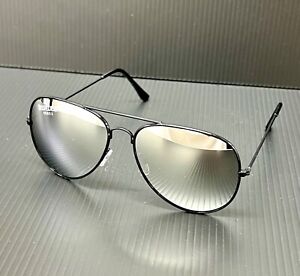 Belvedere Vodka Aviator Style Sunglasses - Black Wire Frame Mirror Lens : New!