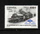 TRAINS > SPAIN 2013 ANNIVERSARY SARRIA RAILWAY    MINT NH 1 val [#5132]