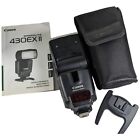 Canon Speedlite 430EX II Hot Shoe Mount Flash, with Pouch & Stand, User Manual