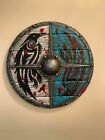 Viking Shield Wooden Medieval Raven Battle Warrior Knight Shield Armor Role Play