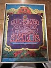 Quicksilver Messenger Service SF 1968 Concert Poster-Bob Schnepf Art-RARE FRAMED