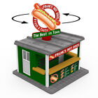 O Gauge / Scale Hot Dog Stand w/Motorized Rotating Banner and Lighting