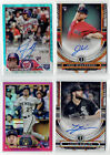 2023 Topps Baseball Chrome 7 Card RC Auto Lot + Parallels