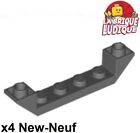 LEGO 4x Slope Inverted Slope 45 6x1 Dark Grey/Dark B Gray 52501 NEW