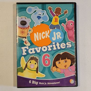 Nick Jr. Favorites 6 DVD 2007 RETRO NICKELODEON ANIMATION FAMILY NR