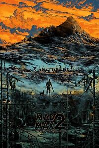 Mad Max 2 Warrior Kilian Eng Movie Variant Poster Screen Print 24x36 BNG Mondo