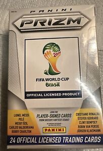 2014 Panini Prizm WORLD CUP SOCCER Hanger Pack Box-24 Cards-Autos-Factory Sealed