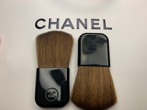Lot of 2 Chanel Mini Travel Size Brush (highlighter/blush/powder) NEW Authentic