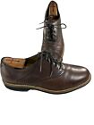 G.H. BASS Signature Mens Size 10.5 D Derby Brown Leather Tie Casual Shoes
