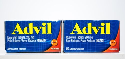 Advil Ibuprofen 200mg Pain & Fever Reducer 50 Coated Tablets EXP 09/25