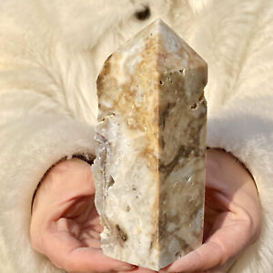1.17LB Natural Sphalerite crystal pillar ore Obelisk quartz rod cave specimen