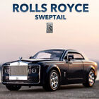 1/24 Scale Rolls-Royce Sweptail Diecast Model Toy Collection Sound Light Kids.
