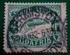 South Africa:1929 Airmail - Airplanes 4 P. Collectible Stamp.