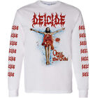 DEICIDE Once Upon The Cross S SMALL Official Long Sleeve  T-Shirt White