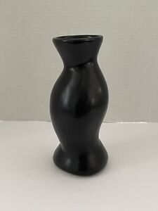 New ListingLuna Garcia 2007 Signed Black Mat California Studio Art Pottery Flower Vase
