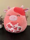 Squishmallows Calynda 12” the Pink Strawberry Cow The Paper Store Exclusive BNWT