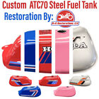 1978-1985 Honda ATC70 Gas Fuel Tank Steel Serwa Reproduction Brand New