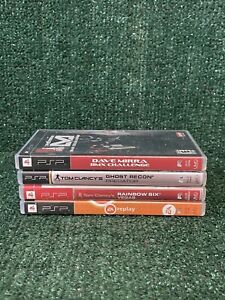 PSP Game Bundle Lot Of 4 ( Sony PlayStation PSP) Complete Fast Shipping!!