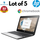 Lot of 5 HP Chromebook 11 G5 16gb 2gb RAM Touchscreen - Tested - Grade B