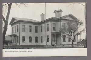 Princeton MINNESOTA c1910 WHITTIER SCHOOL nr Milaca Cambridge Foley Elk River MN