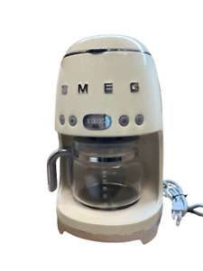 Smeg Retro Style Coffee Maker Machine, Cream