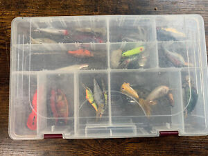TACKLE LOT 20+ | BASS CRANKBAIT LURES TOPWATER RATTLE TRAP METAL BAITS 05