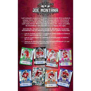 2020 Leaf Metal Football Joe Montana Collection Hobby box sealed 20LEFMJMC
