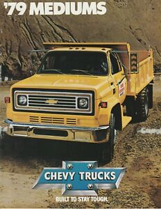 1979 Chevrolet Mediums Dealer Sales Brochure Big Trucks
