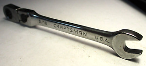 New ListingCraftsman 42470 SAE 5/16 12pt Locking Flex Combination Ratcheting Wrench USA New