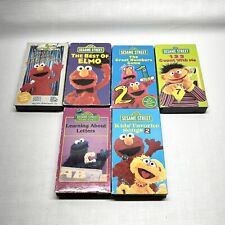 Lot Of 6 Sesame Street VHS Tapes CTW Home Video