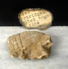 Battle of Spotsylvania Civil War Relic Dug Fire Melted 3-Ring Bullet with Tag