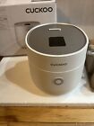 CUCKOO Micom Small Rice Cooker 10 Menu Options 3 Cups Uncooked CR-0375F White