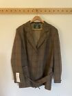 Vintage Orvis Harris Tweed Blazer Jacket Womens Size 18 Scottish WOOL Brown Coat