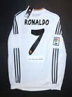 2013-2014 Adidas Real Madrid Cristiano Ronaldo Home Long Sleeve Jersey Shirt Kit