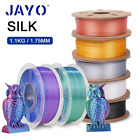 JAYO 3D Printer Filament PLA+ SILK 1.75mm 1.1KG With Spool Neatly Wound Filament