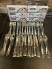 NEW 24-Piece Silverware Flatware Cutlery Set, Stainless Steel Utensils 8 Each