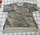 Dantelle Womens Long Sleeve Pullover Top Camouflage Plus Size 3X
