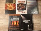 Lot Of 5 Concert DVDs Rock Nirvana Incubus Audioslave Shinedown