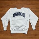 Vtg Okoboji The Lake Sweatshirt XL Champion Reverse Weave Double-Sided Made USA