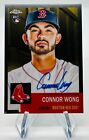 2022 Topps Chrome Platinum Anniversary Autographs Connor Wong Red Sox Rc Auto