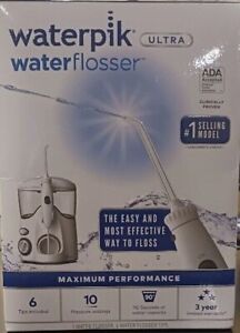 Waterpik Ultra Dental Easy Water Flosser 6 Tips & 10 Settings WP-100W White NEW