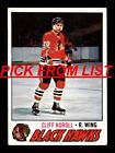 1977-78 Topps Hockey 9-263 EX/EX-MT Pick From List All PICTURED