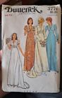 Vintage Butterick 3774 Size 10 Dress/Wedding Gown Sewing Pattern