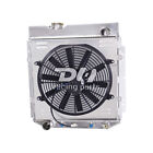 3 Rows Alu Radiator+Shroud+14''Fan For 1960-66 Ford Mustang /Comet /Falcon l6 V8 (For: More than one vehicle)