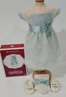 American Girl Doll Rebecca Hanukkah Blue Lace Outfit Clip Shoes Tights In BOX